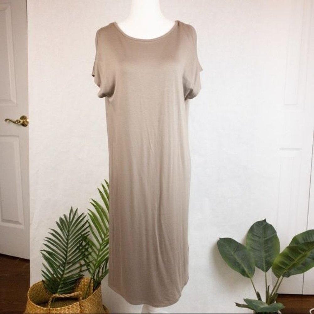 Forever 21 T Shirt Midi Dress Casual Boxy Stretchy